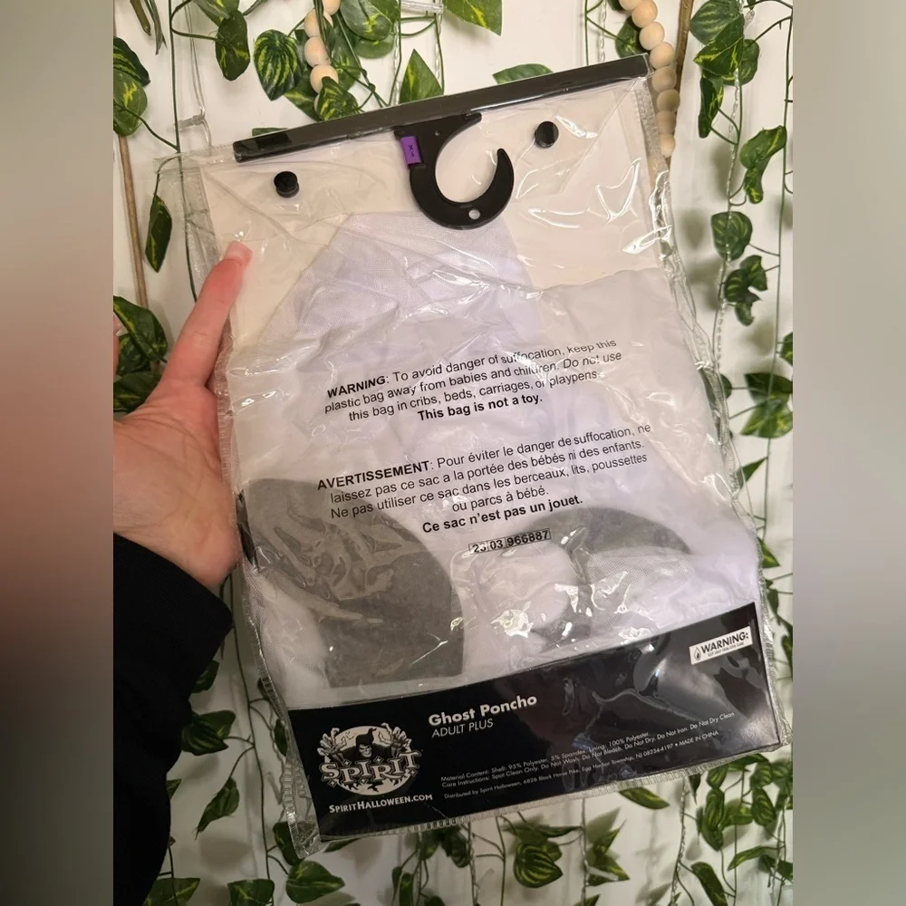 Spirit Ghost Poncho Costume